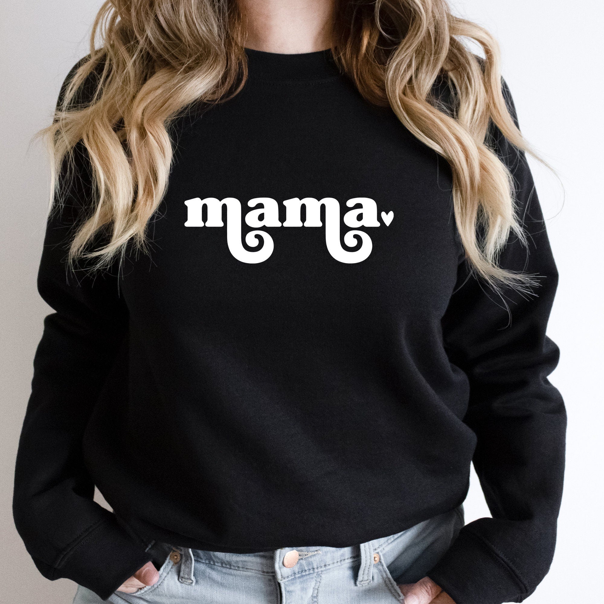 Mama Sweatshirt, First Mothers Day Gift, Personalized Gift, New Mom Gift, Mom Sweatshirt