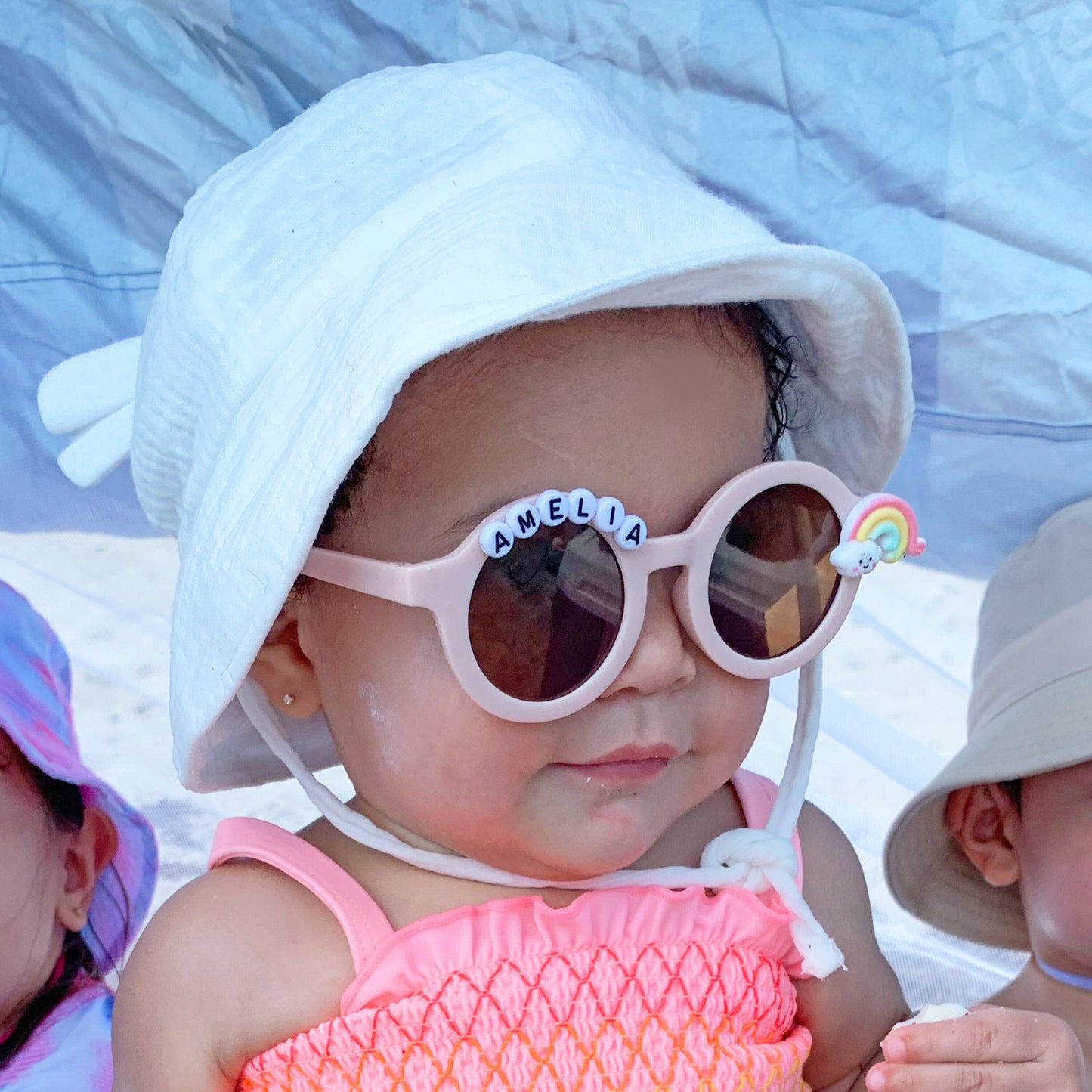 Personalized Toddler Glasses, Custom Kids Sunglasses, Flower Sunglasses For Kids, Neutral Sunglasses For Girls, Daisy Kids Glasses