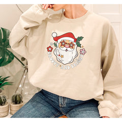 Merry And Bright Sweatshirt, Christmas Sweatshirt, Merry Christmas Sweatshirt, Christmas Family Sweatshirt, Gift For Christmas