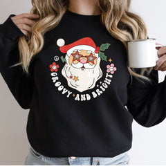 Merry And Bright Sweatshirt, Christmas Sweatshirt, Merry Christmas Sweatshirt, Christmas Family Sweatshirt, Gift For Christmas