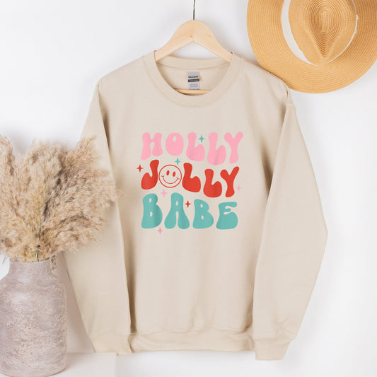 Holly Jolly Vibes Sweatshirt, Christmas Sweatshirt, Merry Christmas Sweatshirt, Christmas Family Sweatshirt, Gift For Christmas