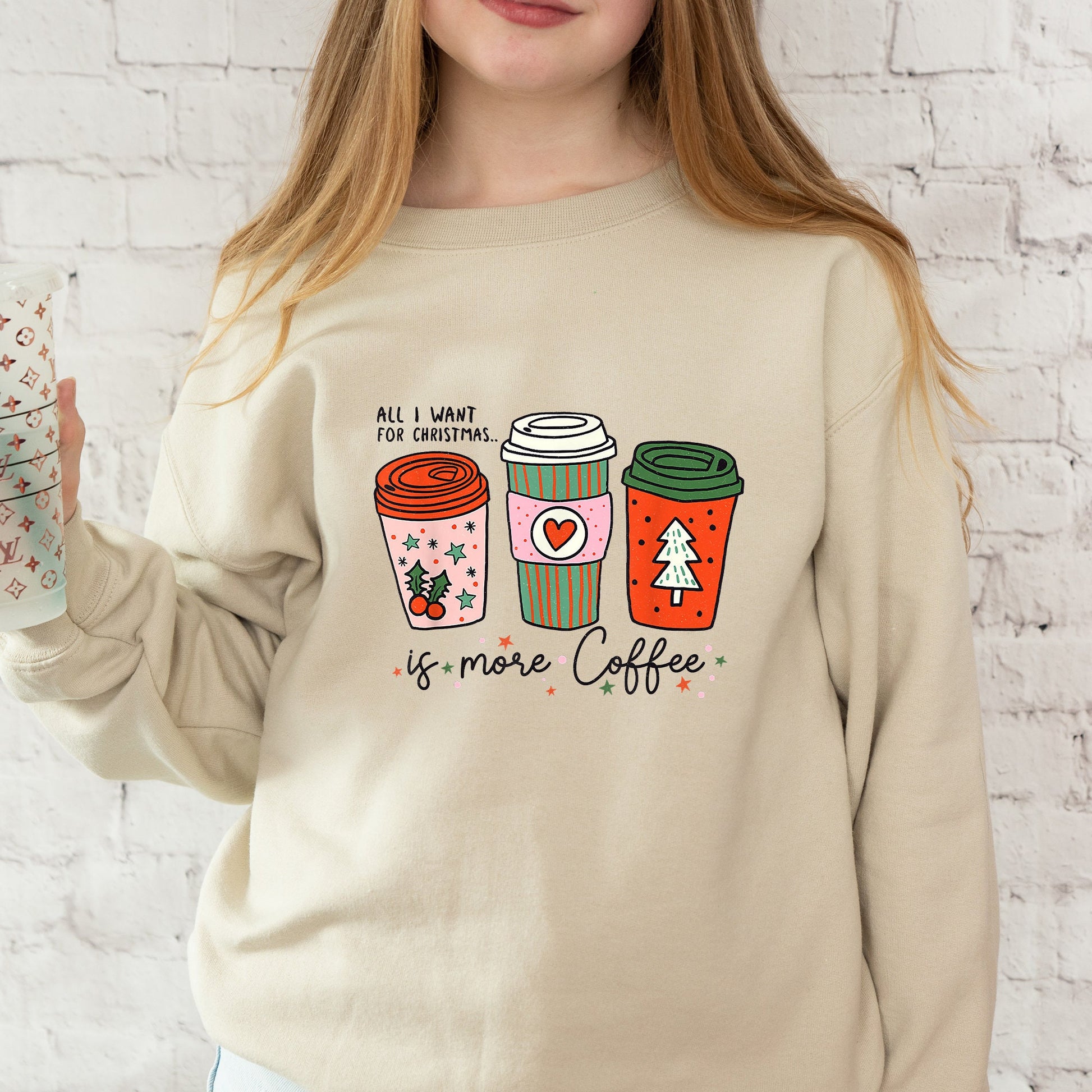 Christmas Coffee Sweatshirt, Christmas Sweatshirt, Christmas Shirt, Coffee Lover Gift, Christmas Coffee Lover