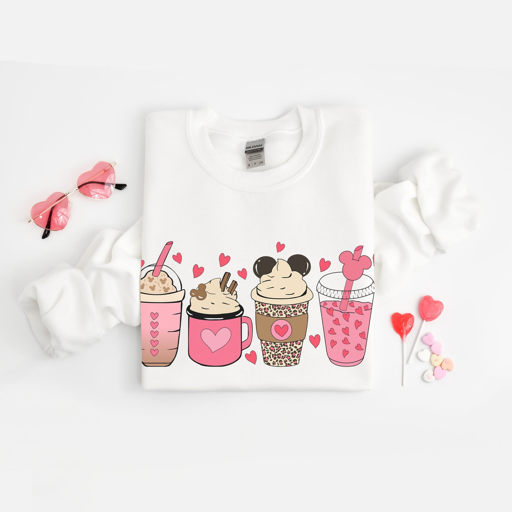 Valentines Day Sweatshirt, Womens Valentines Day Sweater, Valentine Coffee Sweatshirt, Valentines Day Shirt, Valentines Sweatshirt