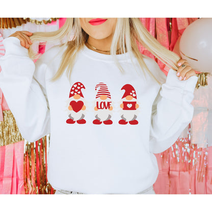 Gnome Valentines Sweatshirt, Gnome Valentines Shirt, Valentines Day Shirts , Valentines Day Gifts