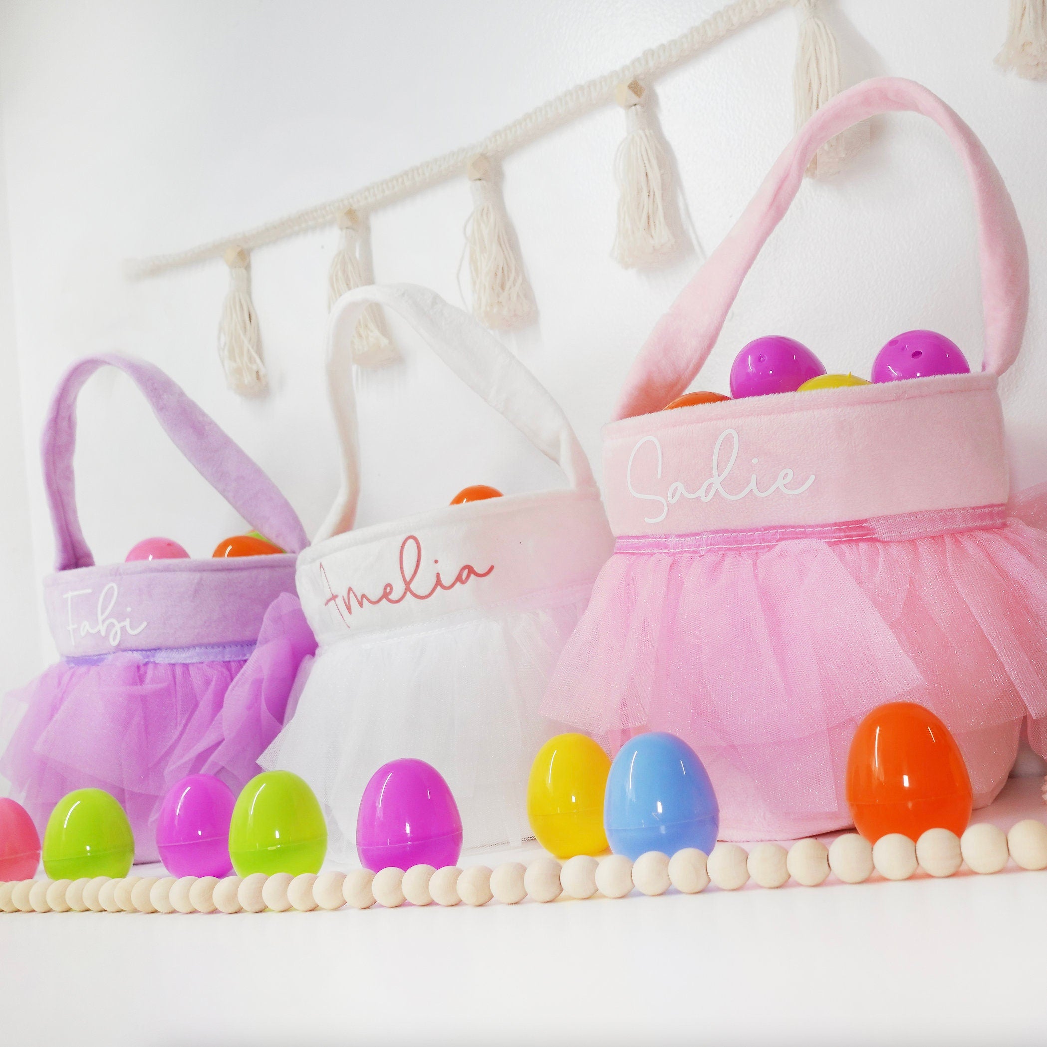 Kids Easter Basket, Custom Easter Basket, Personalized Easter Basket