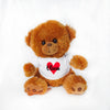 Personalized Valentine’s teddy bear, Valentine’s gift for kids, Custom Plush Animal, Stuffed Teddy Bear, Kids Valentines