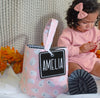 Custom Pastel Halloween Bag, Pink Halloween Personalized Trick or Treat Basket, Halloween Bag