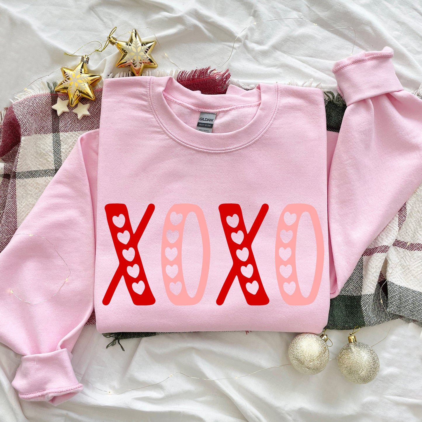 Valentines Day sweatshirt, XOXO sweatshirt, Valentines Day gift, Pink Valentines Day sweatshirt